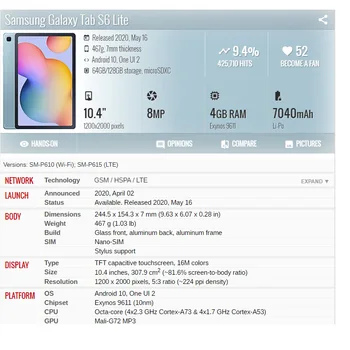 Põrutuskindel Räni Jalg Juhul kate Samsung Galaxy Tab S6 Lite 10.4 SM P610 P615 2020 Tablett Kaitsev kest +FilmGift