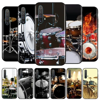 Muusikaline Instrument Drum Silikoon Kate Realme V15 X50 X7 X3 Superzoom Q2 C11 C3 7i 6i 6s 6 Global Pro 5G Telefoni Puhul