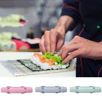 Sushi Tegija Rull Riis Hallituse Sushi Bazooka Taimne Liha Jooksva Vahend DIY Sushi Tegemise Masin Köök Sushi Vahend, Köök Tööriistad