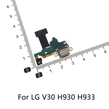 USB-Laadija Dock Connector Flex Kaabel Varuosade Laadimine Juhatuse LG K41S K61 Q8 v30 eluviis kodukinosüsteemid H930 H933 V40 ThinQ V50 Mikrofoniga