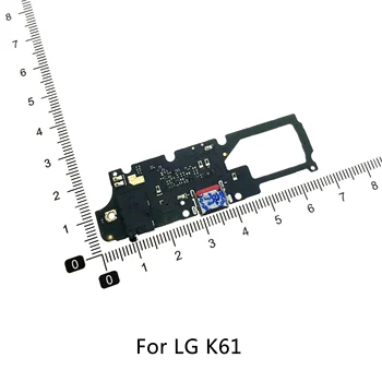 USB-Laadija Dock Connector Flex Kaabel Varuosade Laadimine Juhatuse LG K41S K61 Q8 v30 eluviis kodukinosüsteemid H930 H933 V40 ThinQ V50 Mikrofoniga