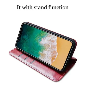 Nahast Flip Case For LG G4C Rahakott Kaardi Omaniku Telefoni Puhul LG Magna H502 H502F H500F LGG4C G4 C Mini H525N H522Y tagakaas