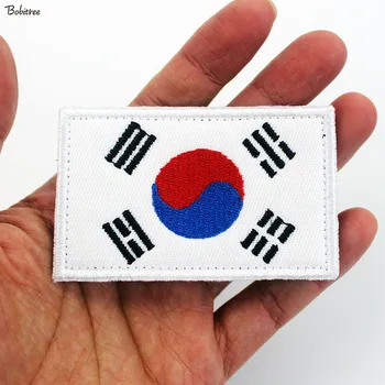 Korea Lipu Plaaster Konksu Aasa Tikandid Riigi Taegeukgi Märgid Armband Appliques Stick kohta Seljakott ühise Põllumajanduspoliitika Plaastrid