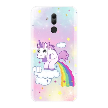 Armas Rainbow Unicorn Pehme TPU Silikooni Puhul Huawei Mate 7 8 9 10 20X Lite Pp tagakaas Huawei Mate 9 10 20 Pro Telefoni Puhul