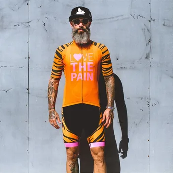Armastus, Valu 2021 suvel man pro cycling team jersey set ropa ciclismo hombre lühikesed püksid, rinnatüki-bike konkurentsi sobiks MTB riided