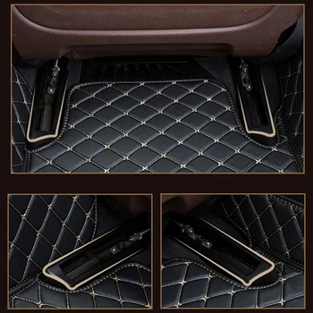 Custom LOGO Car Floor Mat for bmw X1 E84 F48 X2 F39 X3 E83 F25 X3 G01 F97 X4 F26 G02 F98 X5 E70 F15 X6 X7 carpet Rugs