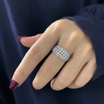 14K Valge Kuld Reaalse Füüsilise 1 Karaat Teemant Ehted Ringi Naistele Anillos De 14k Kullaga Ehted Gemstone Suur Engagement Rõngad Box