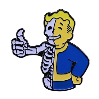 Fallout Vault Poiss emailiga pin-rolli-mängib video games inspireeritud pross