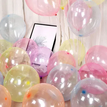 10tk Värviline Kristall Õhupalli Läbipaistev Selge Bobo Õhupallid Baby Shower Sünnipäeva Tarvikud Pulmad Decor Lateks Globos