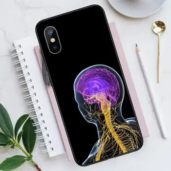 Meditsiinilise Aju Neuronite Telefon Case for iPhone 11 12 mini pro XS MAX 8 7 6 6S Pluss X 5S SE 2020 XR