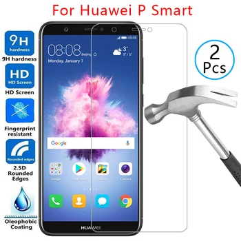 Karastatud klaasist ekraan kaitsja jaoks huawei p smart case katab kohta psmart sloa smat samrt kaitsva telefon coque kott tarvikud