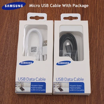 Originaal Samsung Kiire Laadimine Micro-USB-Kaabel 1M/1.5 M/2M Andmete Line Galaxy S4 S6 S7 SERV j1 ja j3 j4 j5 j6 j7 A10 M10 C5-C7-C9
