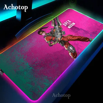 Apex Legende LED Valgus Mousepad RGB Klaviatuuri Katta Laua-mat Värviline Pind Mouse Pad Veekindel Multi-suurus arvutimängude Mängija
