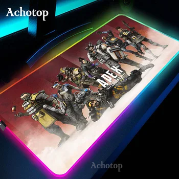 Apex Legende LED Valgus Mousepad RGB Klaviatuuri Katta Laua-mat Värviline Pind Mouse Pad Veekindel Multi-suurus arvutimängude Mängija