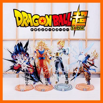 Dragon Ball Suur Akrüül Animatsiooni Kaunistused Super Saiyan Goku Vegea Reisikohvrid Panema Alalise Plaadid Näitusele
