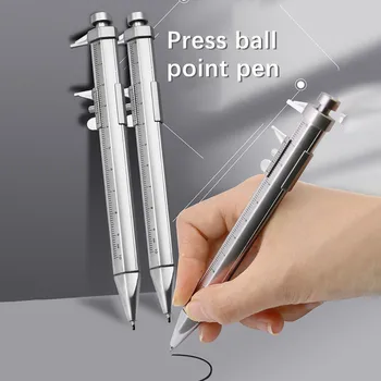 1-3pc Multifunktsionaalne 0,5 mm Paksus Geeli pliiats Tindiga Vernier Paksus Roller Ball Pen Kirjatarvete Pall-Punkt Kaasaskantav Pall-Punkt Kingitus