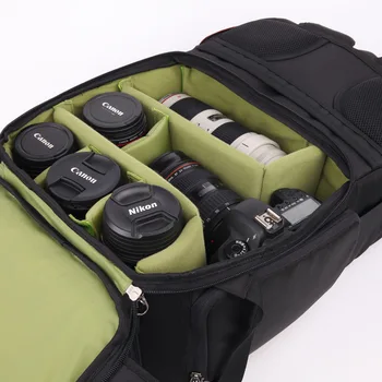 Professionaalse Fotograafia Kotid Suure Mahutavusega Digital SLR Camera Bag Reisi-ja / või vargusevastased Video Veekindel Seljakott Dslr Juhul
