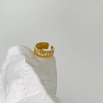 Peri'sBox Lihtne Kuld, Hõbe Värv Croissant nimetissõrme Avatud Ring Naiste Titaan Terasest Punk Trendikas Isiksuse Avatud Rõngad