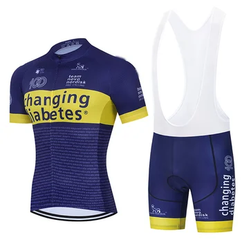 2021 Meeskond Muutmine Diabeet Jalgrattasõit Jersey 9D Set MTB Prantsusmaa Jalgratta Riided Kiire Kuiv Bike Riided, Meeste Lühike Maillot Culotte