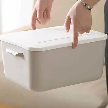 Aluspesu Korraldaja Ladustamine-Box Plastikust Konteiner Suured Kastid Juhul Riided Mänguasi Suupisted