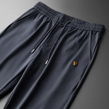 Meeste komplektid high-end äri polo särk elastne lahti komplekti püksid jope rada sobiks 2021 suvel õhuke, lihtne, kiire-kuivatamine Varustus