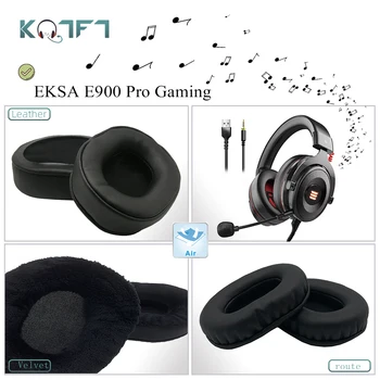 KQTFT 1 Paari Samet, nahk Asendamine Kõrvapadjakesed jaoks EKSA E900 Pro Gaming Headset Earmuff Kate Padi Tassi