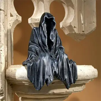 Õudus Nightcrawler Kuju Gooti Õrn Figuriin Vaik Istub Koristaja Kuju Töölauale Ornament Skulptuur Home Decor