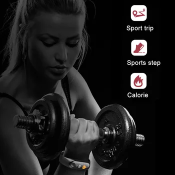 Smart Watch 0.96 Tolline Ekraan, vererõhu -, Südame Löögisageduse Monitor Fitness Sport Käevõru Käepaela ND998