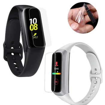 5 Tk Selge Pehme TPU Smart Watch Screen Protector Film Ultra Õhuke Anti-Scratch Film Samsung Galaxy Fit & Fit-E