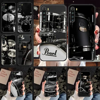 Muusikaline Instrument Drum Telefoni Puhul Xiaomi Redmi Lisa 7 7A 8 8T 9 9A 9S 10 K30 Pro Ultra black art shell maali peaminister tpü