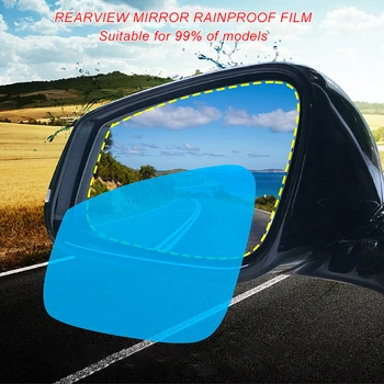 Suure Veoauto Auto Vihma Kile Rearview Mirror kaitsekile Anti-glare Vihma Anti-fog Helkur Nano Filmide Üleujutus Hüdrofoobne