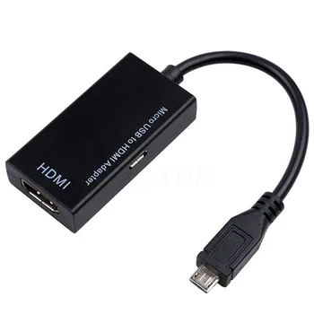 Micro-USB-HDMI-ühilduva HD-Adapteri kaabel ning Meeste ja Naiste 1080P-HD-HDMI-ühilduv Audio-Video Kaabel, MHL-Converter for TV