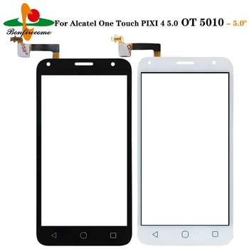 Eest Alcatel One Touch PIXI 4 5.0 OT 5010 5010D 5010E 5010G OT-5010 OT5010 Puutetundlik Digitizer Andur Välimine Klaas Objektiivi Paneel