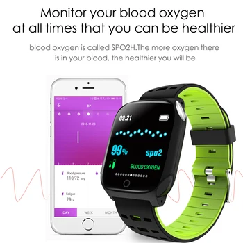 Nutikas Käevõru EKG+PPG Jälgida Smart Watch Sport Fitness Tracker Südame Löögisagedus, vererõhk Käepaela Veekindel Ilmateade