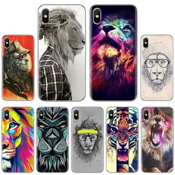 Pehme TPU Kate Hipster Tribal Lõvi Pastell Kunsti Jaoks iPhone ja iPod Touch 11 12 Pro 4 4S, 5 5S SE 5C 6 6S 7 8 X-XR, XS Pluss Max 2020