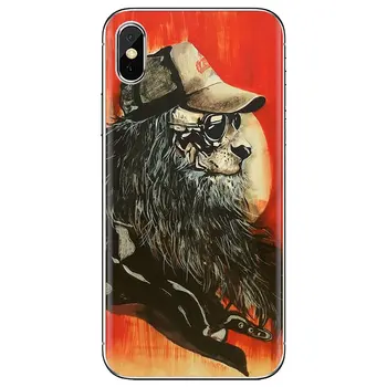 Pehme TPU Kate Hipster Tribal Lõvi Pastell Kunsti Jaoks iPhone ja iPod Touch 11 12 Pro 4 4S, 5 5S SE 5C 6 6S 7 8 X-XR, XS Pluss Max 2020