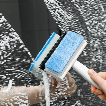 Akna Klaasi Brush kahepoolne puhastushari Spray Klaasipuhasti Puhtama Pesu Kaabits Kodus Vannituba Auto aknapesu Vahend