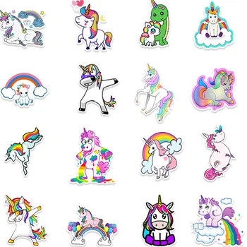 10/30/50TK Värvikas Rainbow Unicorn Graffiti Teenetemärgi Rula Rider Konto Sülearvuti Veekindel Kleebis Mänguasjade Hulgimüük
