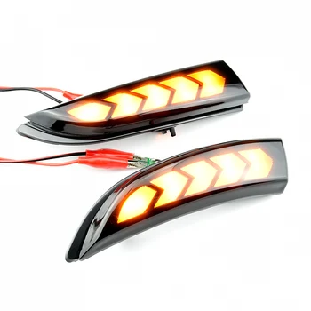 LED Dünaamiline suunatule Pool Peegel Sequential Indikaator Blinker Lamp Ford Fiesta MK6-VI /UK MK7 B-Max 2008-17