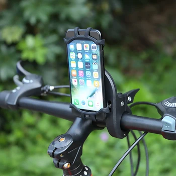 MTB Jalgratas Mobiiltelefoni Omanik Seista Silikoon jalgrattaga Jalgratta Lenkstangi GPS Mount Kaasaskantav Veekindel Jalgrattasõit Elemendid