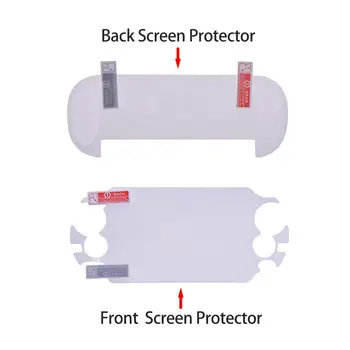 HD Screen Protector Film Sony PS Vita PSV Mängu Mängija Ekraani Kaitse Pad Esi-ja tagakaas