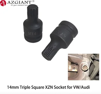 14mm Volkswagen Touareg Audi Q7 Porsche Cayenne brake caliper pad kruvid lahti varruka M14 Triple Square XZN Pesa