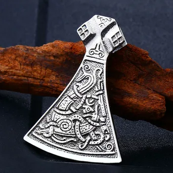 Meeste peen Viking Kirves Ripats Kaelakeed Ehted Goth Mees Skandinaavia Norse Vintage Naiste Ehted