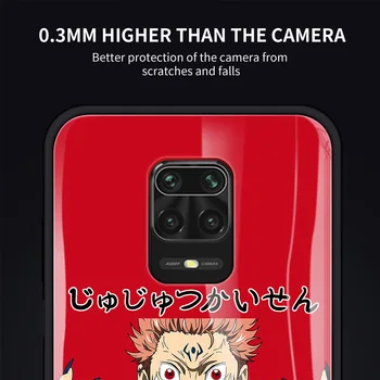 Jujutsu Kaisen Anime Karastatud Klaasist Telefoni puhul Xiaomi Redmi Märkus 9S 8T 9T 7 8 9 Pro 8A 9A 9C K20 K30 Pro Kate Coque