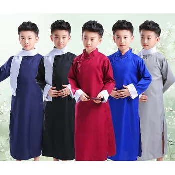 Traditsiooniline hiina Uue Aasta Kostüümid puhul Lapsed Tüdrukud Klassikaline Tang Sobiks Hanfu Xiangsheng Crosstalk Rüü Kleit Tulemuslikkuse