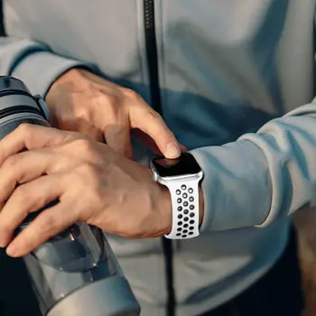 Silikoonist Rihm Apple Watch band 44mm 40mm 38mm 42mm 44 mm pehme Hingav watchband correa käevõru iWatch 3 4 5 6 se bänd