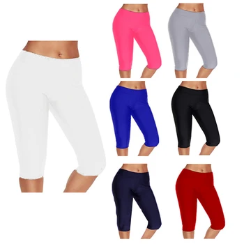 Naiste Püksid Treening Slim Säärised Pluss Suurus Capri Legging Kõrge Venitada Vabaaja Püksid, Säärised Põhilised Naiste Retuusid