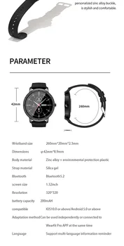 Smart Watch Südame Löögisageduse, vererõhu Monitor Fitness Tracker Kella termomeeter Smart Vaadata Andriod IOS-i jaoks Xiaomi
