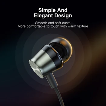 Uute tulijate 3.5 mm Universaalne In-Ear Juhtmega Kõrvaklapid HiFi Stereo Music Headset Koos Mic Xiaomi Huawei Samsung OPPO