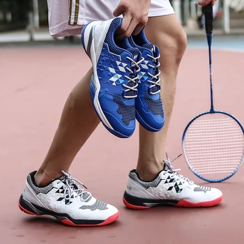 Uus Professionaalne Sulgpall Kingad Suured Suurused 36-46 Anti Slip Tennise Kerge Kaal Sulgpall Footwears Meeste Võrkpalli Tossud